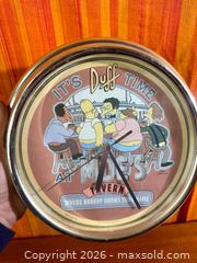 MaxSold Auction: Duff Beer / Moe's Tavern Clock - Hamilton (Ontario, Canada) SELLER MANAGED Estate Sale Online Auction - Gertrude Street