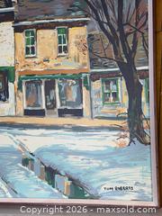 MaxSold Auction: Tom Roberts 'Main St.' Silkscreen - Sampson-Matthews - Hamilton (Ontario, Canada) SELLER MANAGED Estate Sale Online Auction - Gertrude Street