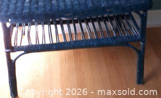 MaxSold Auction: Green Rattan Coffee Table - Markham (Ontario, Canada) SELLER MANAGED Moving Online Auction - Framingham Drive