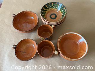MaxSold Auction: 13 Piece Mexican Pottery Dishes - Glendale (California, USA) SELLER MANAGED Moving Online Auction - West Dryden Street