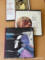 MaxSold Auction: 3 Boxed Collectible LP Vinyl Sets, Mahler, Mozart, Puccini - Glendale (California, USA) SELLER MANAGED Moving Online Auction - West Dryden Street