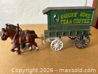 MaxSold Auction: 3 Cast Iron Horse and Carriages Mix and Match  - Glendale (California, USA) SELLER MANAGED Moving Online Auction - West Dryden Street