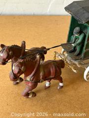 MaxSold Auction: 3 Cast Iron Horse and Carriages Mix and Match  - Glendale (California, USA) SELLER MANAGED Moving Online Auction - West Dryden Street