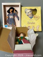 MaxSold Auction: 3 Collectible Dolls new in Box  - Glendale (California, USA) SELLER MANAGED Moving Online Auction - West Dryden Street