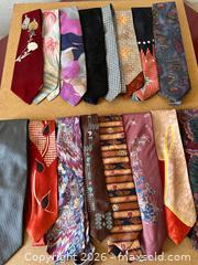 MaxSold Auction: Box of 16 Vintage ties - Glendale (California, USA) SELLER MANAGED Moving Online Auction - West Dryden Street