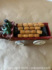 MaxSold Auction: Cast Iron 6 Horse Drawn Carriage Beer Cart Barrels  - Glendale (California, USA) SELLER MANAGED Moving Online Auction - West Dryden Street