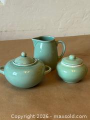 MaxSold Auction: Jars France Pottery Bowls with Lid & Coors CA Pottery Pitcher - Glendale (California, USA) SELLER MANAGED Moving Online Auction - West Dryden Street