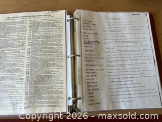 MaxSold Auction: Jean Sadler China Painting Techniques Pattern Binder - Glendale (California, USA) SELLER MANAGED Moving Online Auction - West Dryden Street