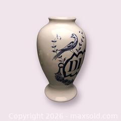 MaxSold Auction: Lilly Pharmaceutical (c)1989 DIASCORD Portugal 10" Vase - Glendale (California, USA) SELLER MANAGED Moving Online Auction - West Dryden Street