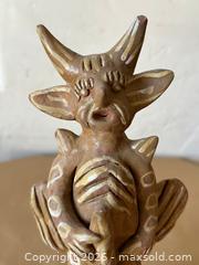 MaxSold Auction: Ocumicho Pottery Devil Sculpture - Mexico - Glendale (California, USA) SELLER MANAGED Moving Online Auction - West Dryden Street