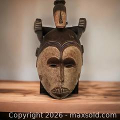 MaxSold Auction: Rare Large African Wood Polychrome Mask Igbo Nigeria - Glendale (California, USA) SELLER MANAGED Moving Online Auction - West Dryden Street
