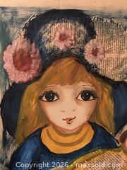 MaxSold Auction: Roger Etienne Original Original Painting Girl with Doll 23"x17" 1974 - Glendale (California, USA) SELLER MANAGED Moving Online Auction - West Dryden Street