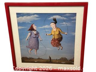 MaxSold Auction: Set of 2 Framed Vladimir Lubanov Prints - Glendale (California, USA) SELLER MANAGED Moving Online Auction - West Dryden Street