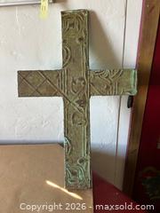 MaxSold Auction: Set of 3 folk art crosses - Glendale (California, USA) SELLER MANAGED Moving Online Auction - West Dryden Street