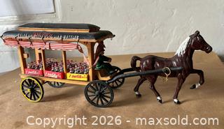 MaxSold Auction: Vintage Cast Iron Horse Drawn Coca Cola Carriage - Glendale (California, USA) SELLER MANAGED Moving Online Auction - West Dryden Street
