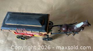 MaxSold Auction: Vintage Cast Iron Horse Drawn Coca Cola Carriage - Glendale (California, USA) SELLER MANAGED Moving Online Auction - West Dryden Street