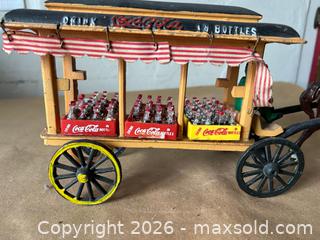 MaxSold Auction: Vintage Cast Iron Horse Drawn Coca Cola Carriage - Glendale (California, USA) SELLER MANAGED Moving Online Auction - West Dryden Street