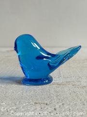 MaxSold Auction: Vintage Blue Bird of Happiness - Signed Leo Ward and Dated 1996 Cobalt Blue Blue Bird of Happiness Paperweight - Kingston (Ontario, Canada) SELLER MANAGED Downsizing Online Auction - Bishop Street