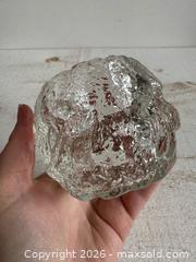 MaxSold Auction: Vintage Clear Glass Snowball Style Tealight Candle Holder  - Kingston (Ontario, Canada) SELLER MANAGED Downsizing Online Auction - Bishop Street