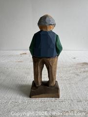 MaxSold Auction: Vintage Old Man - Tom Hannah Hand Carved Wood Folk Art Figurine - Kingston (Ontario, Canada) SELLER MANAGED Downsizing Online Auction - Bishop Street