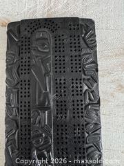MaxSold Auction: Vintage Pearlite First Nations Embossed Cribbage Board - Made in Canada - Kingston (Ontario, Canada) SELLER MANAGED Downsizing Online Auction - Bishop Street