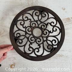 MaxSold Auction: Wrought-Iron Potted Plant Stand with Wheels - Kingston (Ontario, Canada) SELLER MANAGED Downsizing Online Auction - Bishop Street