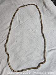 MaxSold Auction: 14k Necklace chain.  Jewelry. - Burnaby (British Columbia, Canada) SELLER MANAGED Downsizing Online Auction - Claude Avenue