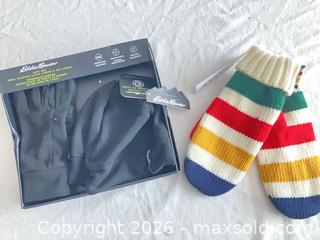 MaxSold Auction: Eddie Bauer Wool One Size (Adult) Winter Item and Hudson’s bay mittens  - Oshawa (Ontario, Canada) SELLER MANAGED Reseller Online Auction - Skylark Avenue