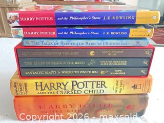 MaxSold Auction: Lot of 8 Harry Potter Books (Various Titles) - Oshawa (Ontario, Canada) SELLER MANAGED Reseller Online Auction - Skylark Avenue
