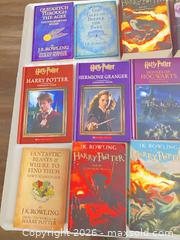 MaxSold Auction: Lot of Harry Potter books with posters and stickers (7-book set) - Oshawa (Ontario, Canada) SELLER MANAGED Reseller Online Auction - Skylark Avenue