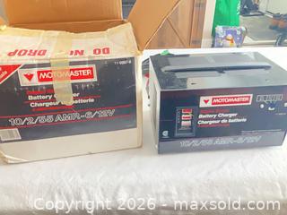 MaxSold Auction: MOTOMASTER Battery Charger / Engine Starter, Model 11-9997-8 - Oshawa (Ontario, Canada) SELLER MANAGED Reseller Online Auction - Skylark Avenue