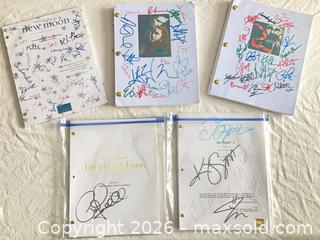 MaxSold Auction: Signed Screenplays from Twilight Saga Films (Lot of 5) - Oshawa (Ontario, Canada) SELLER MANAGED Reseller Online Auction - Skylark Avenue