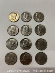 MaxSold Auction: Kennedy Half Dollars  - Shrewsbury (Massachusetts, USA) SELLER MANAGED Reseller Online Auction - Memorial Drive