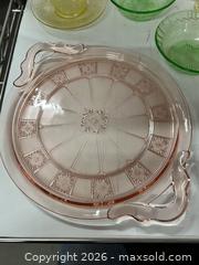 MaxSold Auction: Lot of 10 pieces Depression Glass - Shrewsbury (Massachusetts, USA) SELLER MANAGED Reseller Online Auction - Memorial Drive