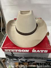 MaxSold Auction: Stetson Cowboy Hat - Shrewsbury (Massachusetts, USA) SELLER MANAGED Reseller Online Auction - Memorial Drive