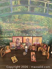 MaxSold Auction: Lot of ~18 Eastern Orthodox Christian Icons and Devotional Items - San Jose (California, USA) SELLER MANAGED Downsizing Online Auction - Paladin Drive