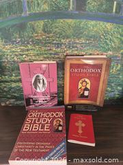 MaxSold Auction: Lot of Orthodox Christianity Books & Booklets (7 approx.) - San Jose (California, USA) SELLER MANAGED Downsizing Online Auction - Paladin Drive