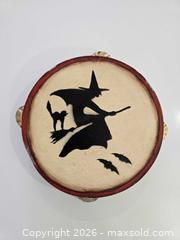 MaxSold Auction: RARE Original Bethany Lowe Halloween Witch Tambourine / Frame Drum - San Jose (California, USA) SELLER MANAGED Downsizing Online Auction - Paladin Drive
