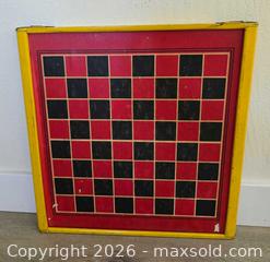 MaxSold Auction: Reversible Chinese Checkers / Checkers Board by Northwestern, with some Original Marbles - San Jose (California, USA) SELLER MANAGED Downsizing Online Auction - Paladin Drive