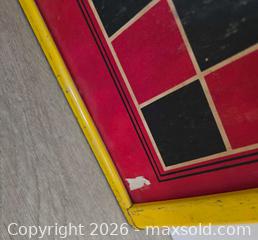 MaxSold Auction: Reversible Chinese Checkers / Checkers Board by Northwestern, with some Original Marbles - San Jose (California, USA) SELLER MANAGED Downsizing Online Auction - Paladin Drive