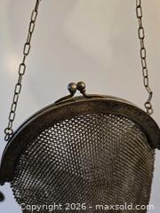 MaxSold Auction: Vintage German Silver Mesh Evening Purse with Chain Strap - San Jose (California, USA) SELLER MANAGED Downsizing Online Auction - Paladin Drive