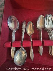 MaxSold Auction: Wm A. Rogers / Oneida silver-plated flatware set in original box - San Jose (California, USA) SELLER MANAGED Downsizing Online Auction - Paladin Drive