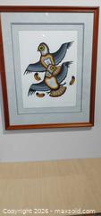 MaxSold Auction: Wally Kakepetum 'Disturbance' Signed Limited Print 183/295 (Framed) - Carleton Place (Ontario, Canada) SELLER MANAGED Estate Sale Online Auction - Bennett Street