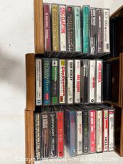 MaxSold Auction: Cassette Tape Collection and Holders - Sacramento (California, USA) SELLER MANAGED Reseller Online Auction - Arden Way