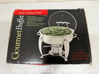 MaxSold Auction: Gourmet Buffet Chafing Dish and Pampered Chef Snack Serving Set - Sacramento (California, USA) SELLER MANAGED Reseller Online Auction - Arden Way