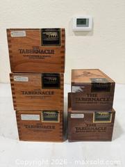 MaxSold Auction: Lot of Cigar Boxes - Marlboro, The Tabernacle, and Wm Penn. - Sacramento (California, USA) SELLER MANAGED Reseller Online Auction - Arden Way