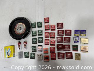 MaxSold Auction: Roulette Wheel, Lighters, and Advertising Matchbooks – Casinos and Businesses - Sacramento (California, USA) SELLER MANAGED Reseller Online Auction - Arden Way