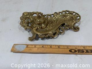 MaxSold Auction: Solid Brass Cast Inkwell Holder - Sacramento (California, USA) SELLER MANAGED Reseller Online Auction - Arden Way