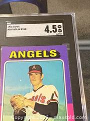 MaxSold Auction: 1975 Topps Nolan Ryan #500 — SGC Encapsulated - Maple Ridge (British Columbia, Canada) PARTNER MANAGED Reseller Online Auction - Blanshard