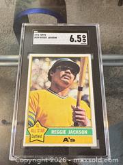 MaxSold Auction: 1976 Topps #500 Reggie Jackson Oakland A's Baseball Card - Maple Ridge (British Columbia, Canada) PARTNER MANAGED Reseller Online Auction - Blanshard